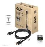 Club3d hdmi cable 2.1 hdmi de ultra alta velocidad, 4k 120hz, 8k60hz, 48gbps m / m, 3m