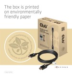 Club3d hdmi cable 2.1 hdmi de ultra alta velocidad, 4k 120hz, 8k60hz, 48gbps m / m, 3m