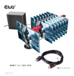 Club3d hdmi cable 2.1 hdmi de ultra alta velocidad, 4k 120hz, 8k60hz, 48gbps m / m, 3m