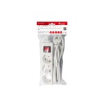 Equip regleta con 3 tomas cable de red de 1.5 metros y boton de apagado encendido