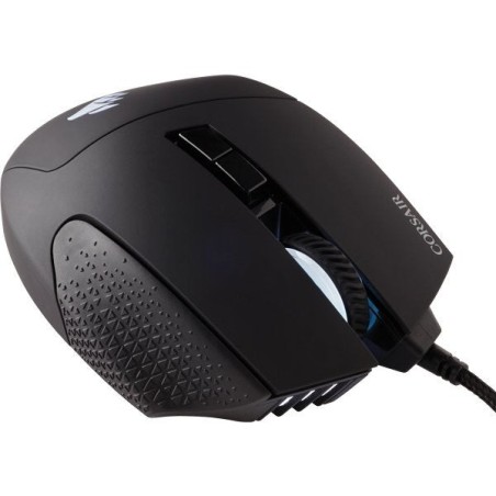 Raton corsair usb gaming scimitar elite rgb optico 16k dpi moba mmo negro