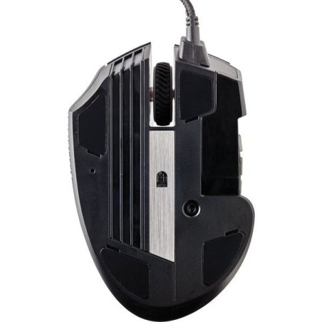 Raton corsair usb gaming scimitar elite rgb optico 16k dpi moba mmo negro