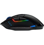 Raton corsair inalambrico gaming dark core rgb pro usb bt negro