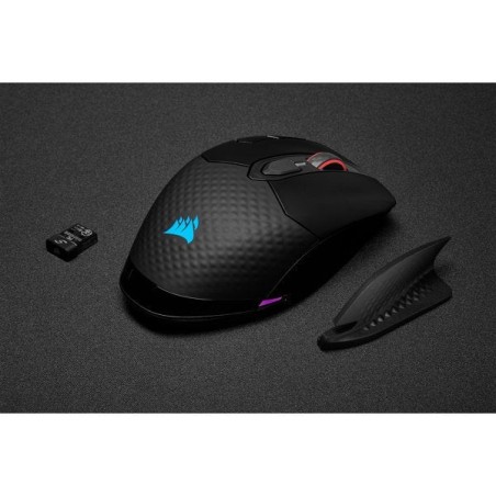 Raton corsair inalambrico gaming dark core rgb pro usb bt negro