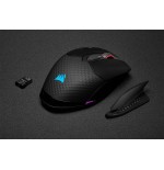 Raton corsair inalambrico gaming dark core rgb pro usb bt negro