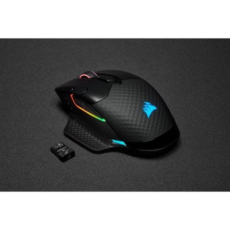 Raton corsair inalambrico gaming dark core rgb pro usb bt negro