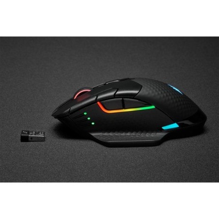 Raton corsair inalambrico gaming dark core rgb pro usb bt negro