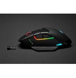 Raton corsair inalambrico gaming dark core rgb pro usb bt negro