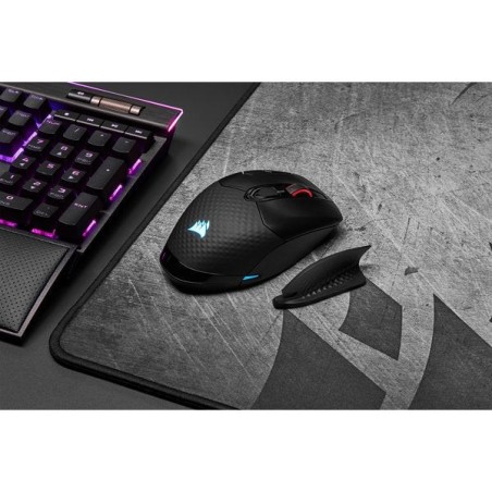 Raton corsair inalambrico gaming dark core rgb pro usb bt negro