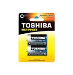Pack de 2 pilas c 2 toshiba lr14 1.5v alcalinas