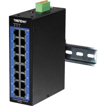Switch trendnet ti-g160i gestionado gigabit ethernet (10/100/1000) negro