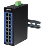Switch trendnet ti-g160i gestionado gigabit ethernet (10/100/1000) negro