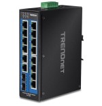 Switch trendnet ti-g162 16 puertos rj-45 gigabit 10 100 1000 sfp