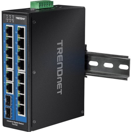 Switch trendnet ti-g162 16 puertos rj-45 gigabit 10 100 1000 sfp