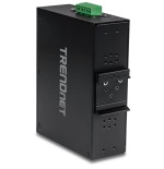 Interruptor industrial trendnet 16port gbit poe + carril din metálico
