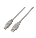 Aisens cable usb 2.0 impresora - tipo a macho a tipo b macho - 4.50m - beige