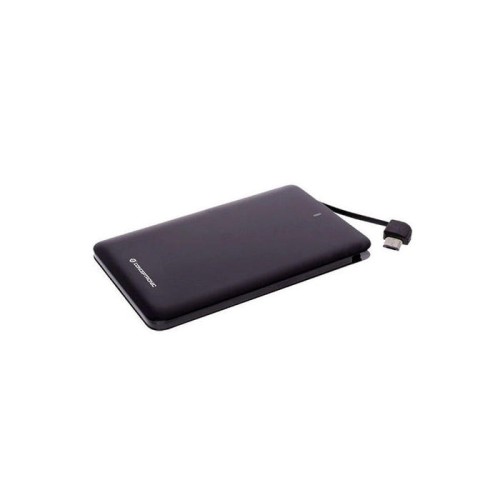 Kit 5 unidades powerbank conceptronic 4.000mah dual conector microusb / iphone color negro