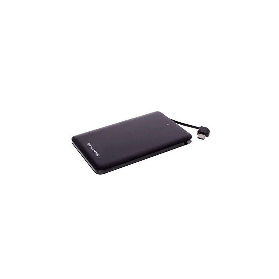 Kit 5 unidades powerbank conceptronic 4.000mah dual conector microusb / iphone color negro