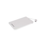 Kit 5 unidades powerbank conceptronic 4.000mah dual conector microusb / iphone color blanco