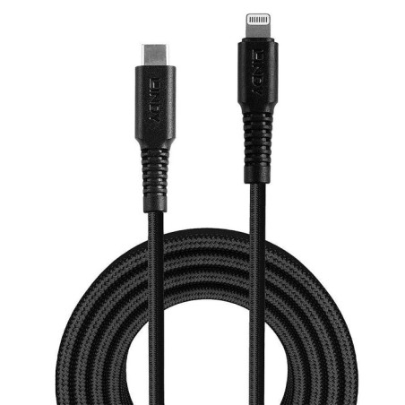 Lindy 31286 cable usb c - lightning 1 m negro