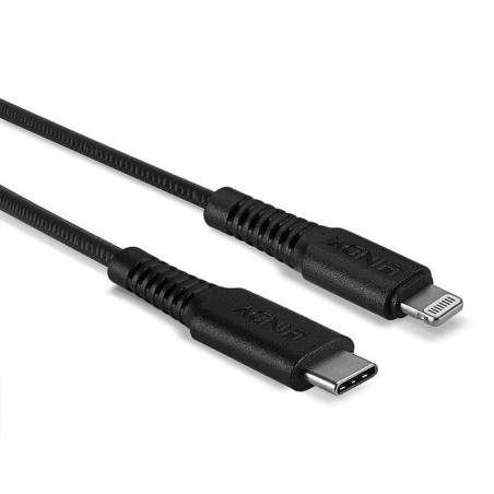 Lindy 31286 cable usb c - lightning 1 m negro