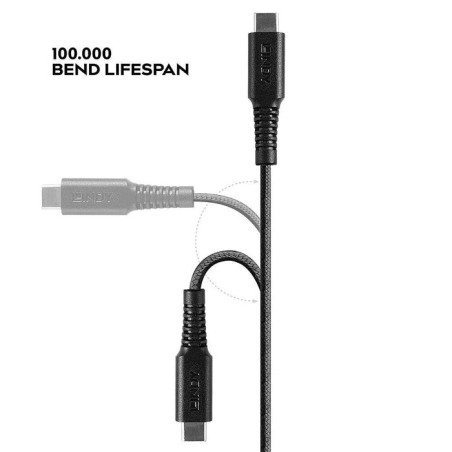 Lindy 31286 cable usb c - lightning 1 m negro