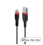 Lindy 31291 cable de conector lightning 1 m negro