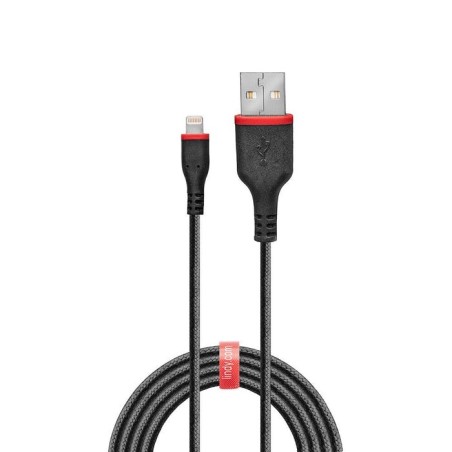 Lindy 31291 cable de conector lightning 1 m negro