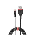 Lindy 31291 cable de conector lightning 1 m negro