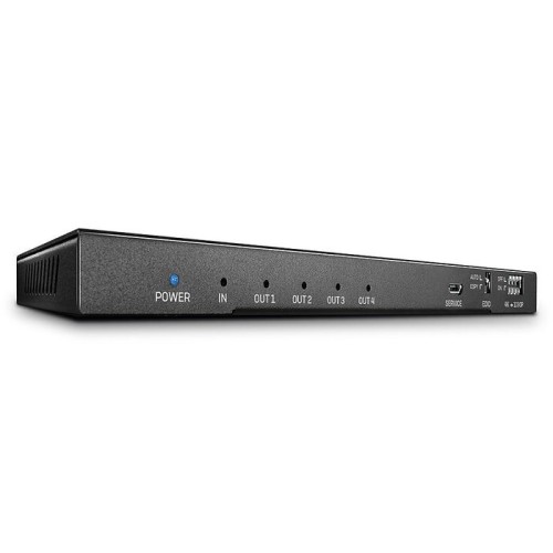 Divisor lindy de 4 puertos hdmi 2.0 18g con audio