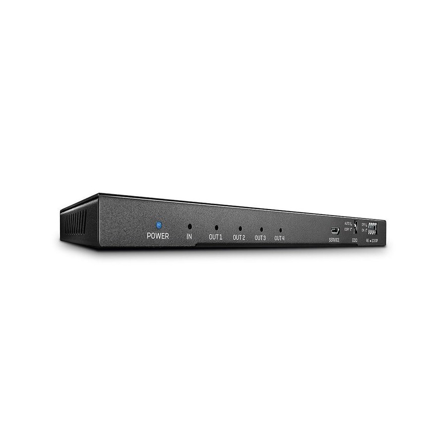 Divisor lindy de 4 puertos hdmi 2.0 18g con audio