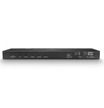Divisor lindy de 4 puertos hdmi 2.0 18g con audio
