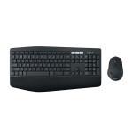 Teclado inglés + ratón logitech mk850 performance combo rf wireless + bluetooth qwerty negro