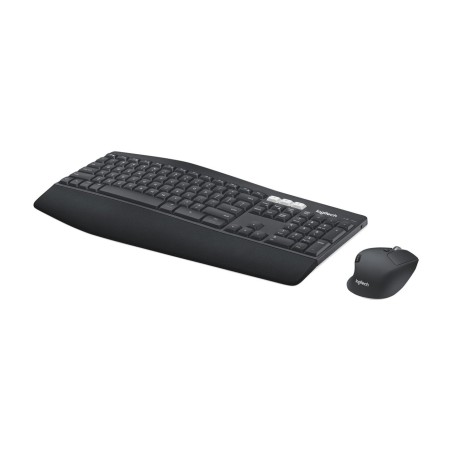 Teclado inglés + ratón logitech mk850 performance combo rf wireless + bluetooth qwerty negro