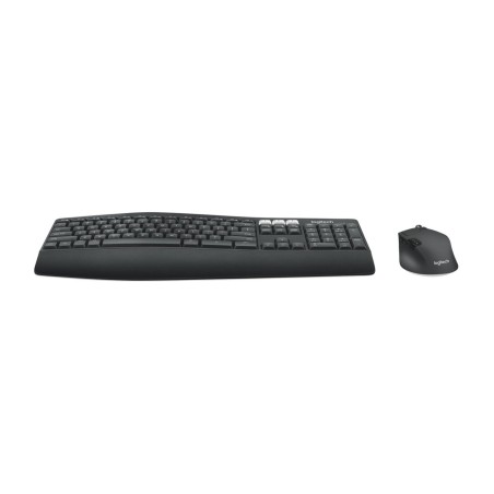 Teclado inglés + ratón logitech mk850 performance combo rf wireless + bluetooth qwerty negro