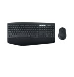 Teclado inglés + ratón logitech mk850 performance combo rf wireless + bluetooth qwerty negro