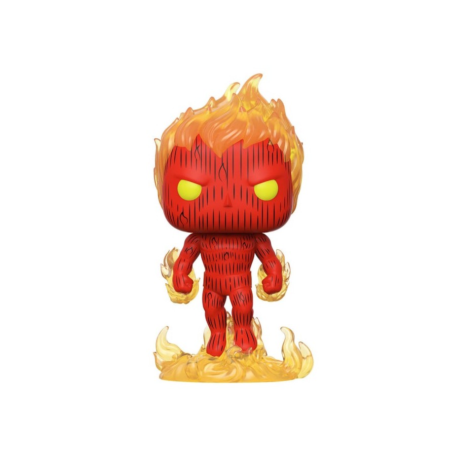 Funko pop marvel los cuatro fantasticos antorcha humana
