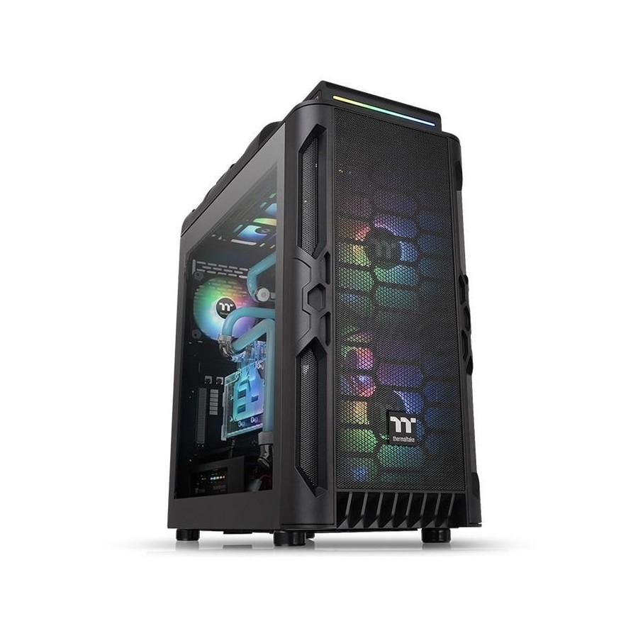 Caja pc thermaltake torre atx level 20 rs argb negro 2xven 200mm y  1xven120mm inclu/2xcristal templado ca-1p8-00m1wn-00