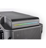 Caja pc thermaltake torre atx level 20 rs argb negro 2xven 200mm y  1xven120mm inclu/2xcristal templado ca-1p8-00m1wn-00