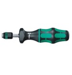 Wera par destornillador 7440, el par llave negro / verde, de 1/4 "bits