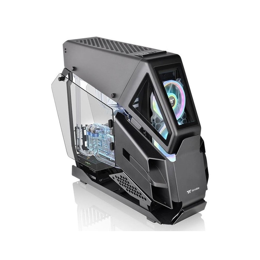 Caja pc thermaltake torre e-atx ah t600 full tower negro 2xcristal templado ca-1q4-00m1wn-00