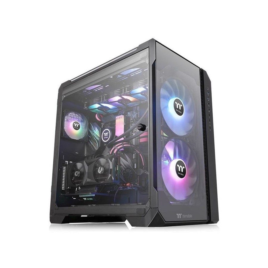 Caja pc thermaltake torre e-atx view 51 tg argb negro 2xven 200mm/1xven 120min ncluid/3xcristal templado ca-1q6-00m1wn-00