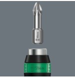 Wera par destornillador 7440, el par llave negro / verde, de 1/4 "bits