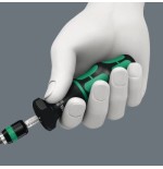 Wera par destornillador 7440, el par llave negro / verde, de 1/4 "bits
