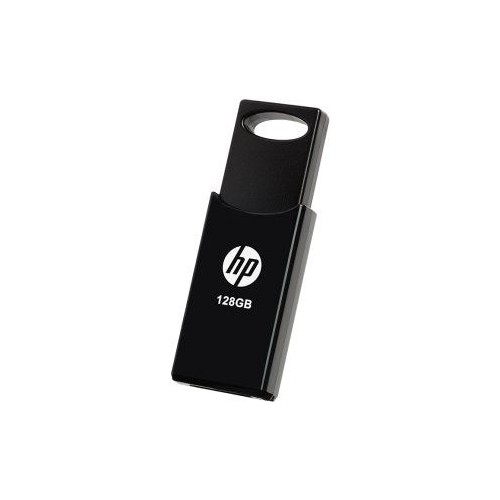 Pendrive hp 128gb usb 2.0 v212w negro tapa deslizante/plastico hpfd212b-128
