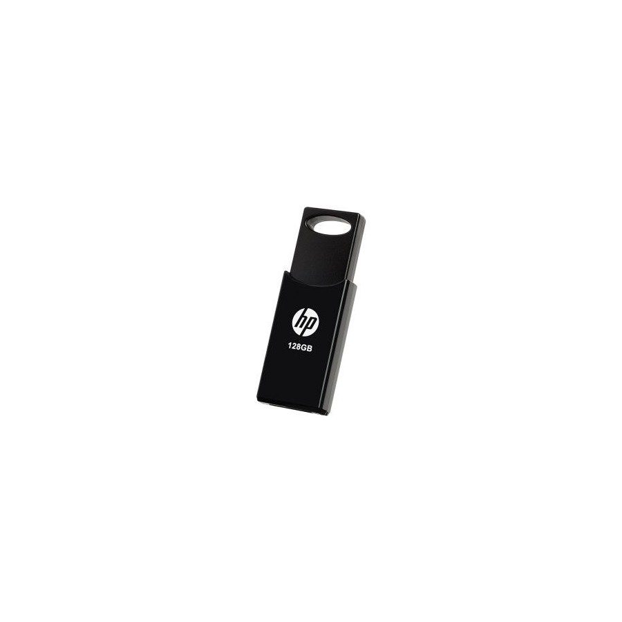 Pendrive hp 128gb usb 2.0 v212w negro tapa deslizante/plastico hpfd212b-128