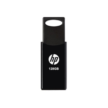Pendrive hp 128gb usb 2.0 v212w negro tapa deslizante/plastico hpfd212b-128