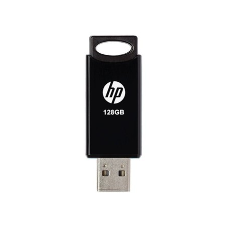 Pendrive hp 128gb usb 2.0 v212w negro tapa deslizante/plastico hpfd212b-128