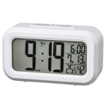 Hama rc 660 reloj de sobremesa digital blanco rectangular