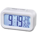 Hama rc 660 reloj de sobremesa digital blanco rectangular